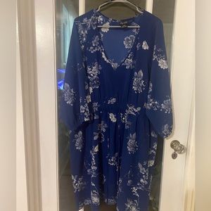 Plus Size, Spring / Navy Dress